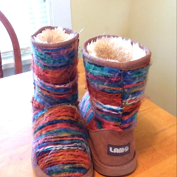 Rainbow Boots by Lamo Size 5 NWOT - Picture 7 of 11